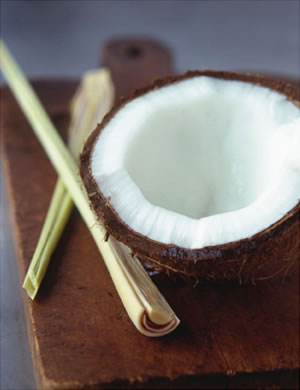 Coconut with lemongrass
